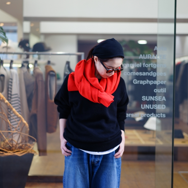 AURALEE(オーラリー)の新作、Baby Cashmere Knit P/O(A23AP03BC