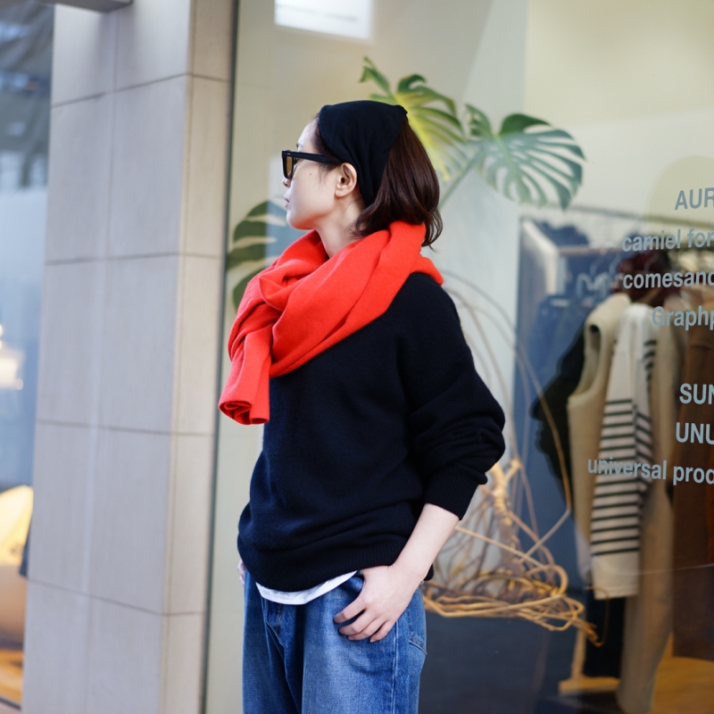 オーラリー 23AW BABY CASHMERE KNIT P/O PARKA オーラリー 23AW BABY CASHMERE KNIT P/O PARKA