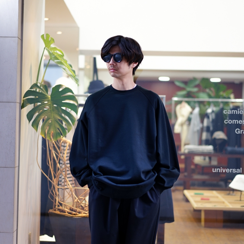 【定番・24SS】Ultra Compact Terry Crew Neck BASIC] Ultra Compact Terry Crew Neck Sweater – Graphpaper