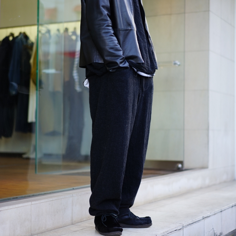 SUNSEA 28th Collectionの新作、Shrinkage Pants/Dark Navyのご