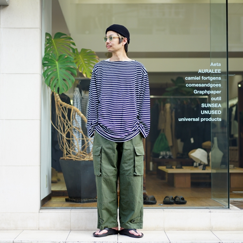 outil(ウティ)の名作 PANTALON BLESLE(OU-P037)/Oliveのご紹介です 