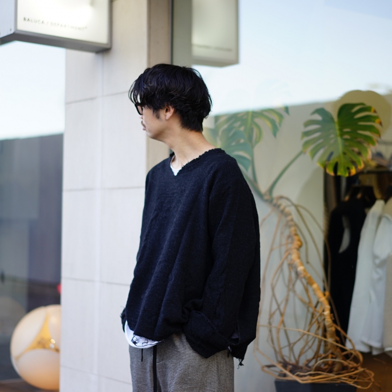 本日発売。 SUNSEA(サンシー)28th Collectionの新作、Shrinkage V-Neck