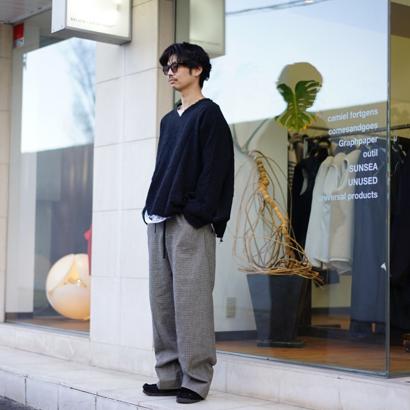 本日発売。 SUNSEA(サンシー)28th Collectionの新作、Shrinkage V-Neck