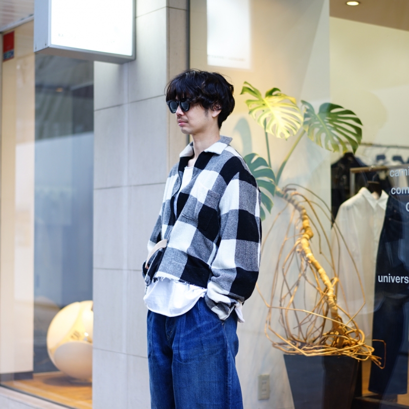 SUNSEA(サンシー)Shrinkage Blouson 改/Block Check のご紹介 SUNSEA(サンシー)Shrinkage Blouson 改/Block Check のご紹介