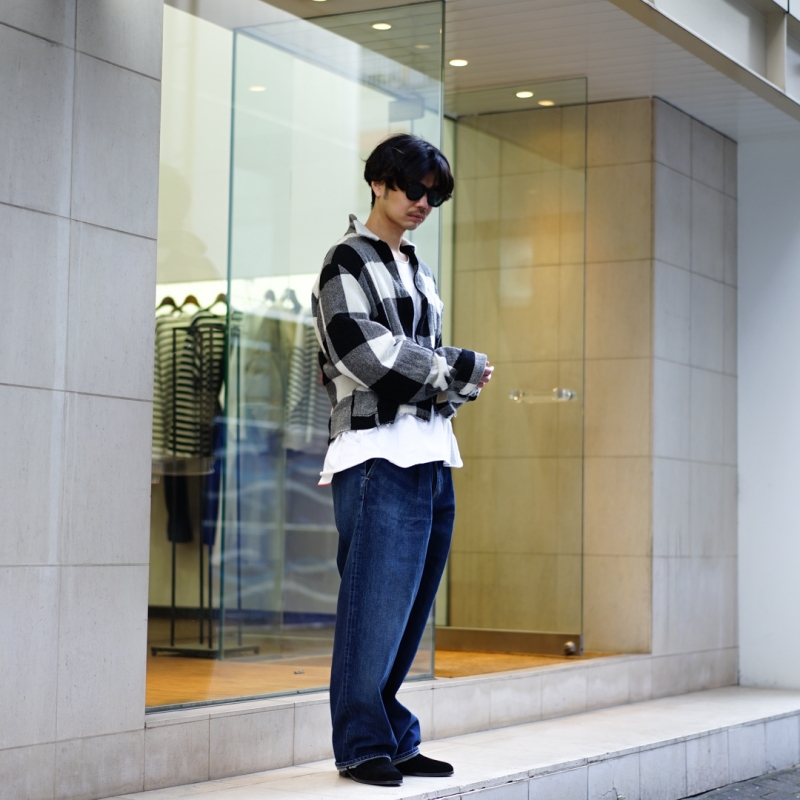 SUNSEA(サンシー)Shrinkage Blouson 改/Block Check のご紹介 SUNSEA(サンシー)Shrinkage Blouson 改/Block Check のご紹介