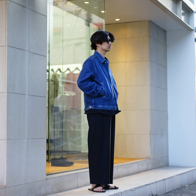 AURALEE(オーラリー)Selvedge Light Denim Blouson(A22AB01SD)/Light