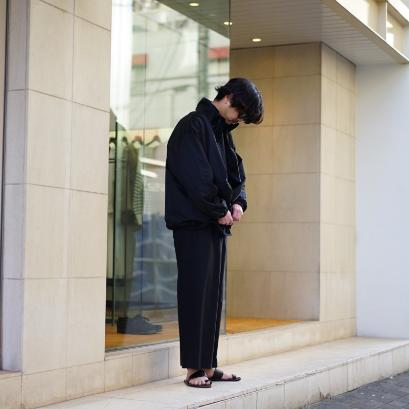 ジャケット・アウター AURALEE 24SS SATIN LAMINATE ZIP BLOUSON AURALEE HARD TWIST POLYESTER SATIN LAMINATE ZIP BLOUSON