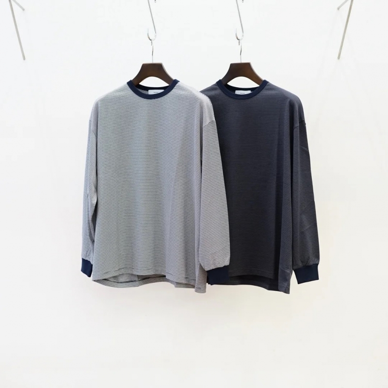 Graphpaper Narrow Border L/S Tee 24SS 2024AW】Grephpaper Narrow