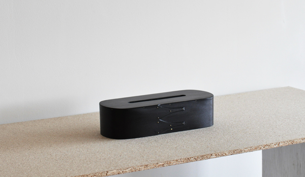 Tissue case (black)・まる工芸 | CARGO NEWS