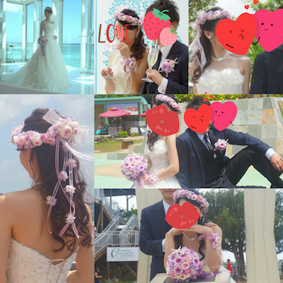 グアム挙式 花冠と花嫁