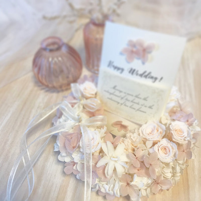 結婚祝いのリングピロー
