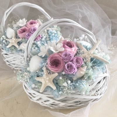 貝殻ブーケ＊両親贈呈花 | Chouette!＊shopblog＊