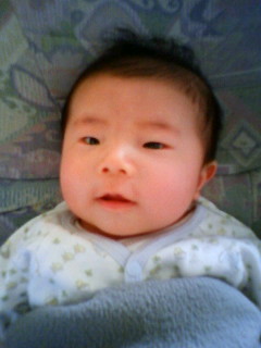 本当はおじいちゃんの椅子なんだよ☆