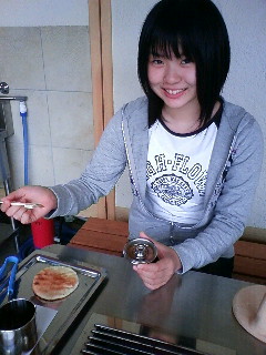 お煎餅焼きました!