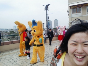 ピーポ君とパシャ!