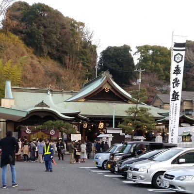 初詣,比治山神社