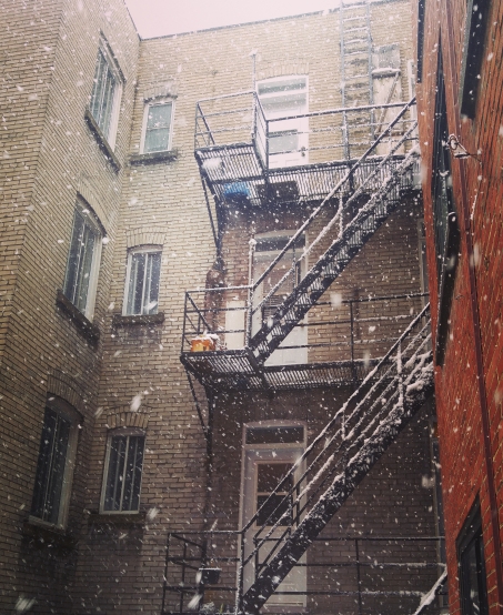 montreal モントリオール　冬　雪