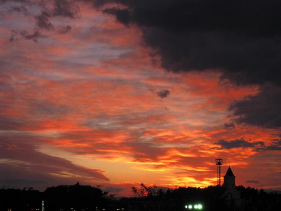 夕日