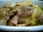 白菜と豚肉の煮びたし