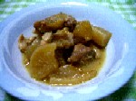 鶏肉と大根のごまだれ煮