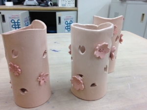 桜のランプシェード