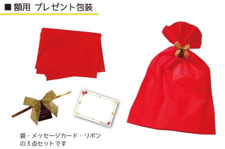プレゼント包装 額