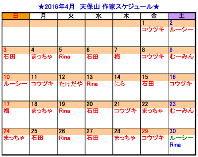 海4月