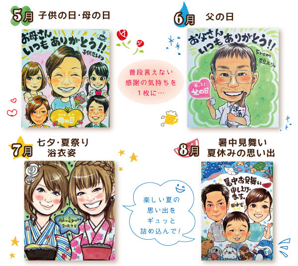 似顔絵年間表2