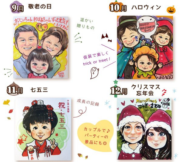 似顔絵年間表3