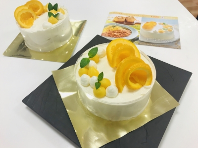 オレンジチーズケーキ Abcクッキング金沢めいてつ エムザスタジオblog