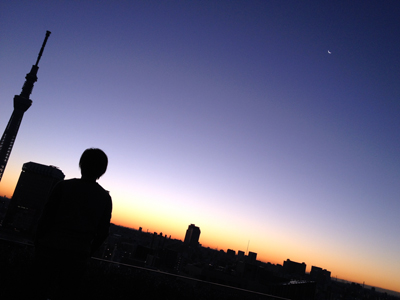 東京の朝