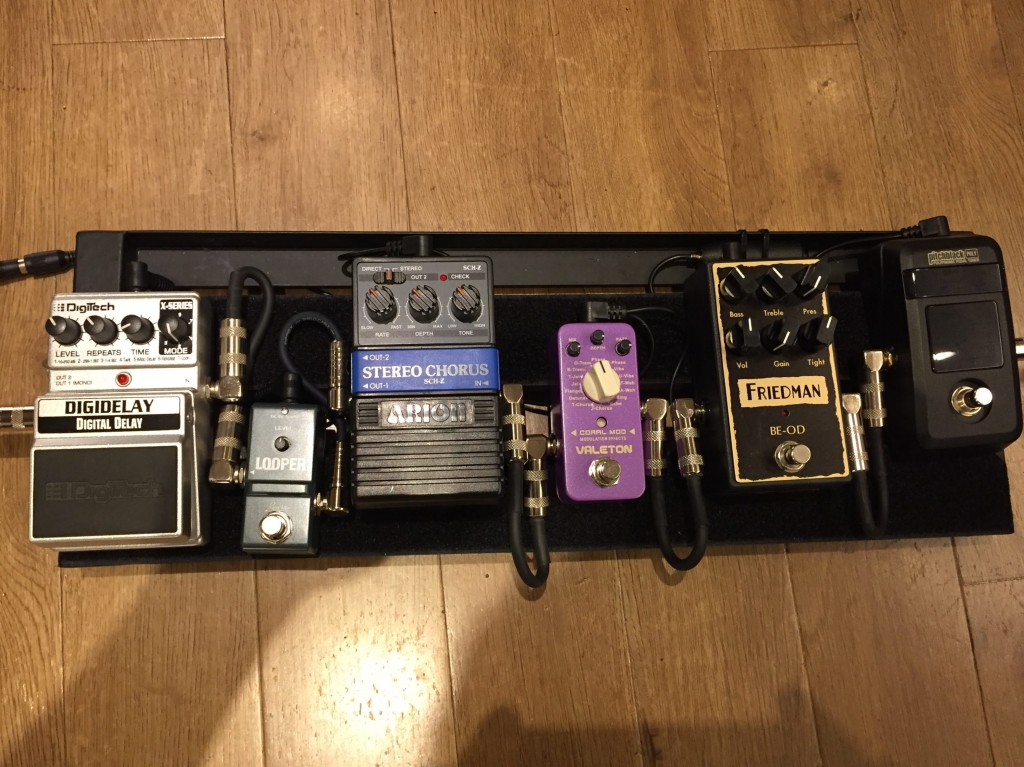 warren demartini pedalboard