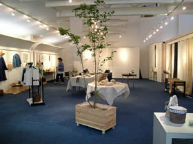 からむし展会場