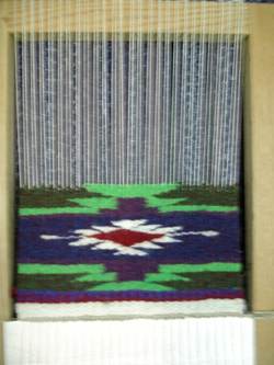 木枠でなnavajoweavung