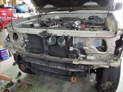 c*o様 rzj95 プラド　社外バンパー　ARB風　他車流用　取り付け加工必要 rzj95 プラド 社外バンパー ARB風 他車流用 取り付け加工必要