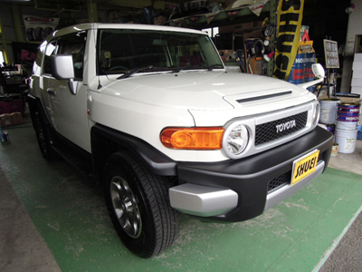 FJクルーザーのUSリアバンパー取付！ | 4WD・四駆カスタム シューエイ
