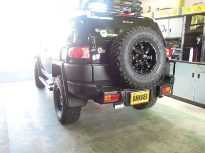 FJクルーザーのUSリアバンパー交換！ | 4WD・四駆カスタム シューエイ