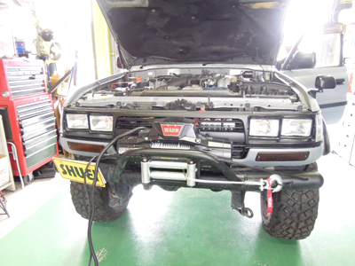 ランドクルーザー80 フロントウィンチ ウインチ（ARB バンパー