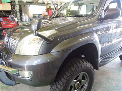 120プラドのドアベルトモール交換 | 4WD・四駆カスタム シューエイの毎日