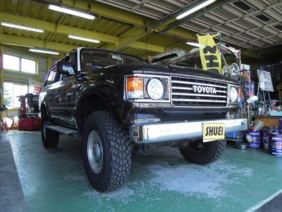 ランクル80 ガラスラン交換 | 4WD・四駆カスタム シューエイの毎日