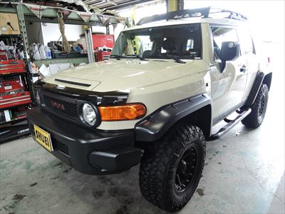 FJクルーザーのリフトアップ | 4WD・四駆カスタム シューエイの毎日