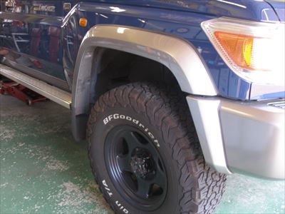 ランクル76のワイドトレッドスペーサー | 4WD・四駆カスタム ランクル76のワイドトレッドスペーサー | 4WD・四駆カスタム
