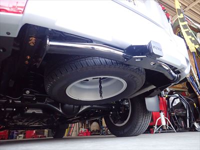 150プラドのヒッチメンバー取付け | 4WD・四駆カスタム