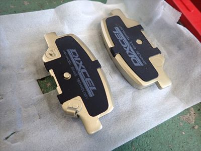 デリカD5 DIXCEL 社外ブレーキパッド　前後1台分セット　中古品 デリカD5 DIXCEL 社外ブレーキパッド 前後1台分セット 中古品 楽天市場