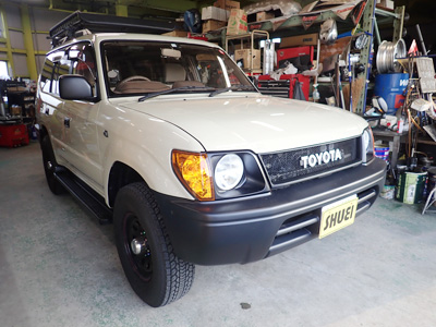 ランクル95プラドのマフラー交換！ | 4WD・四駆カスタム シューエイの毎日