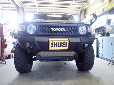FJクルーザーのバンパー交換！ | 4WD・四駆カスタム シューエイの毎日