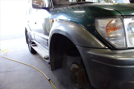 95プラドのスプリング交換 | 4WD・四駆カスタム シューエイの毎日