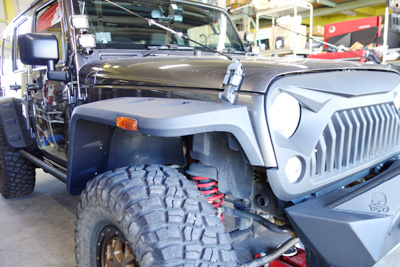 JKラングラーにスタッドレスタイヤを取付! | 4WD・四駆カスタム ...