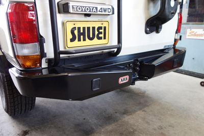 純正リアバンパー、ランクル70、HZJ76 ランドクルーザー70 純正リア