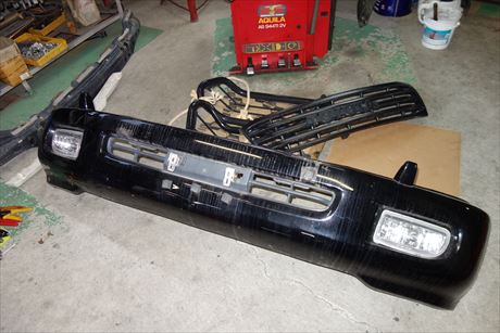 ランクル100のバンパー交換 | 4WD・四駆カスタム シューエイの毎日